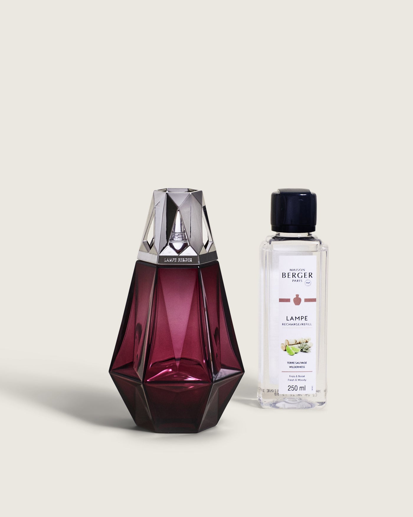 Lampe Berger Giftset Prisme Grenat