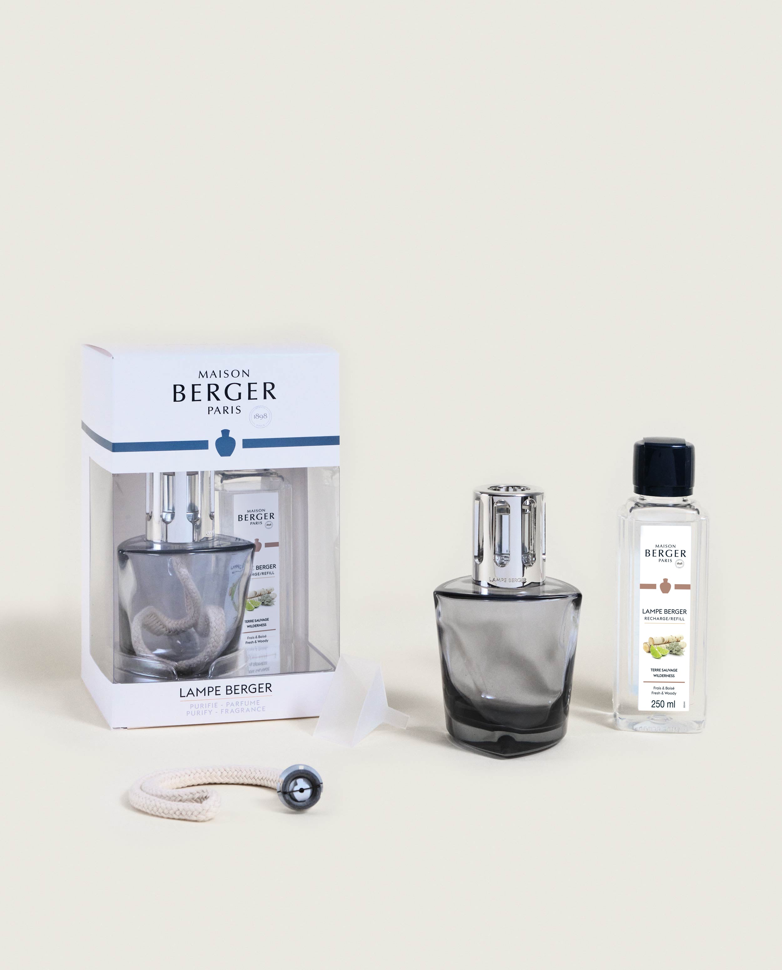 Giftset Lampe Berger Terra Noir - Maison Berger Paris • Maison