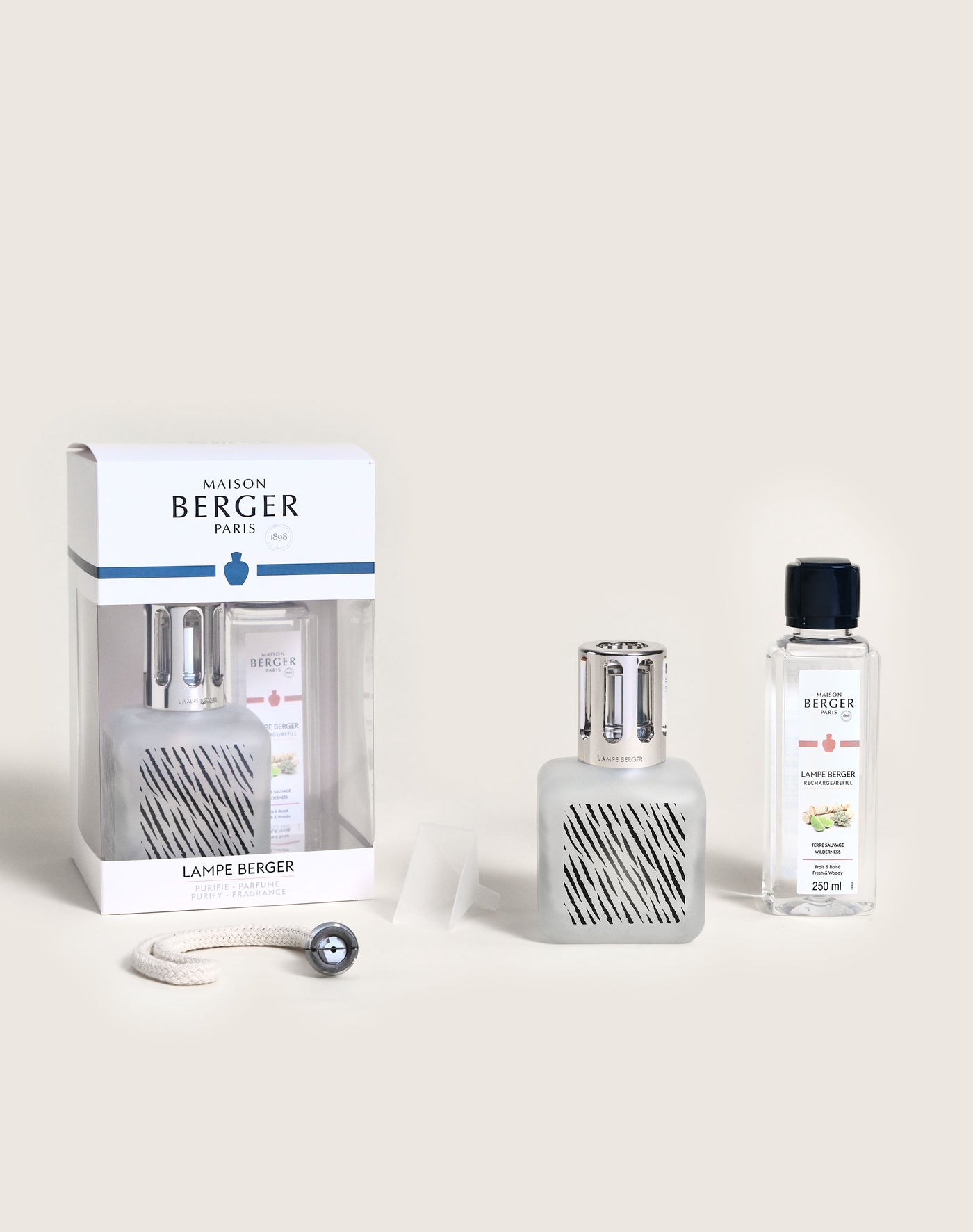 Lampe Berger Giftset Glaçon Zebra