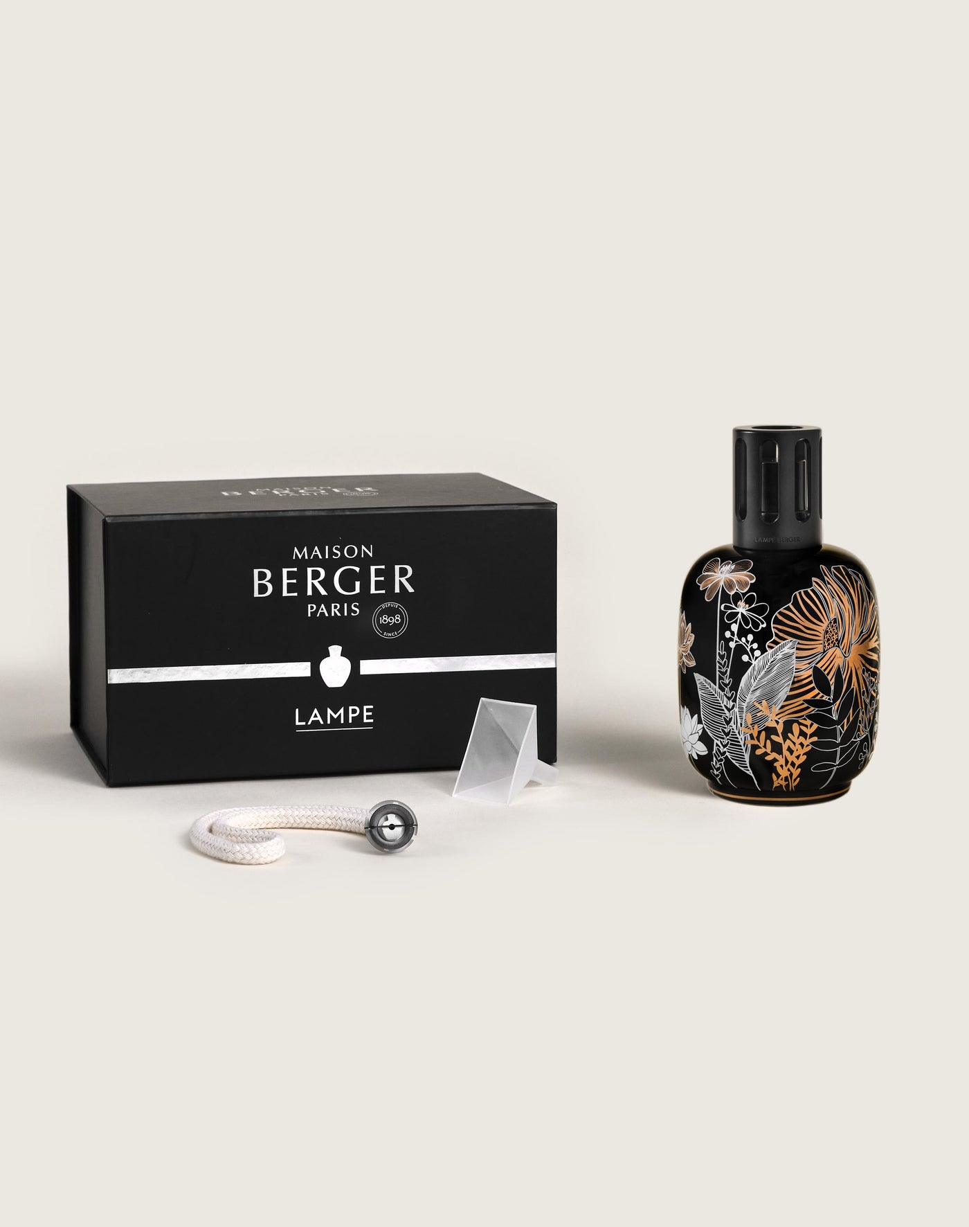 Lampe Berger Végétale Porcelaine Noire