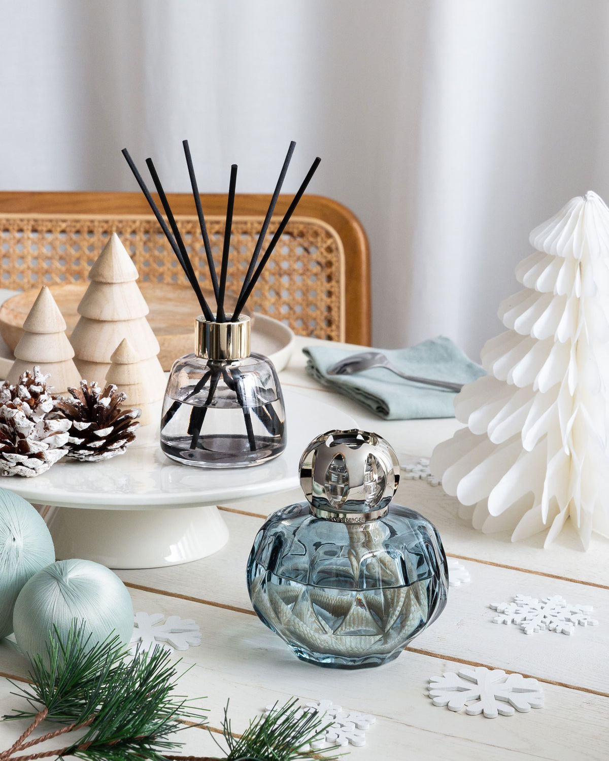 Lampe Berger Giftset Rosalie Grise