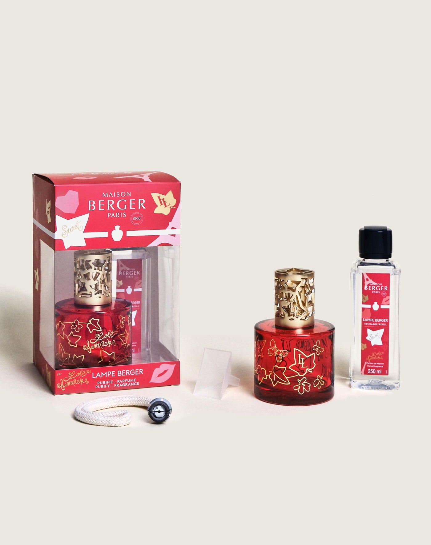 Lampe Berger Giftset PURE LOLITA LEMPICKA SWEET ROUGE