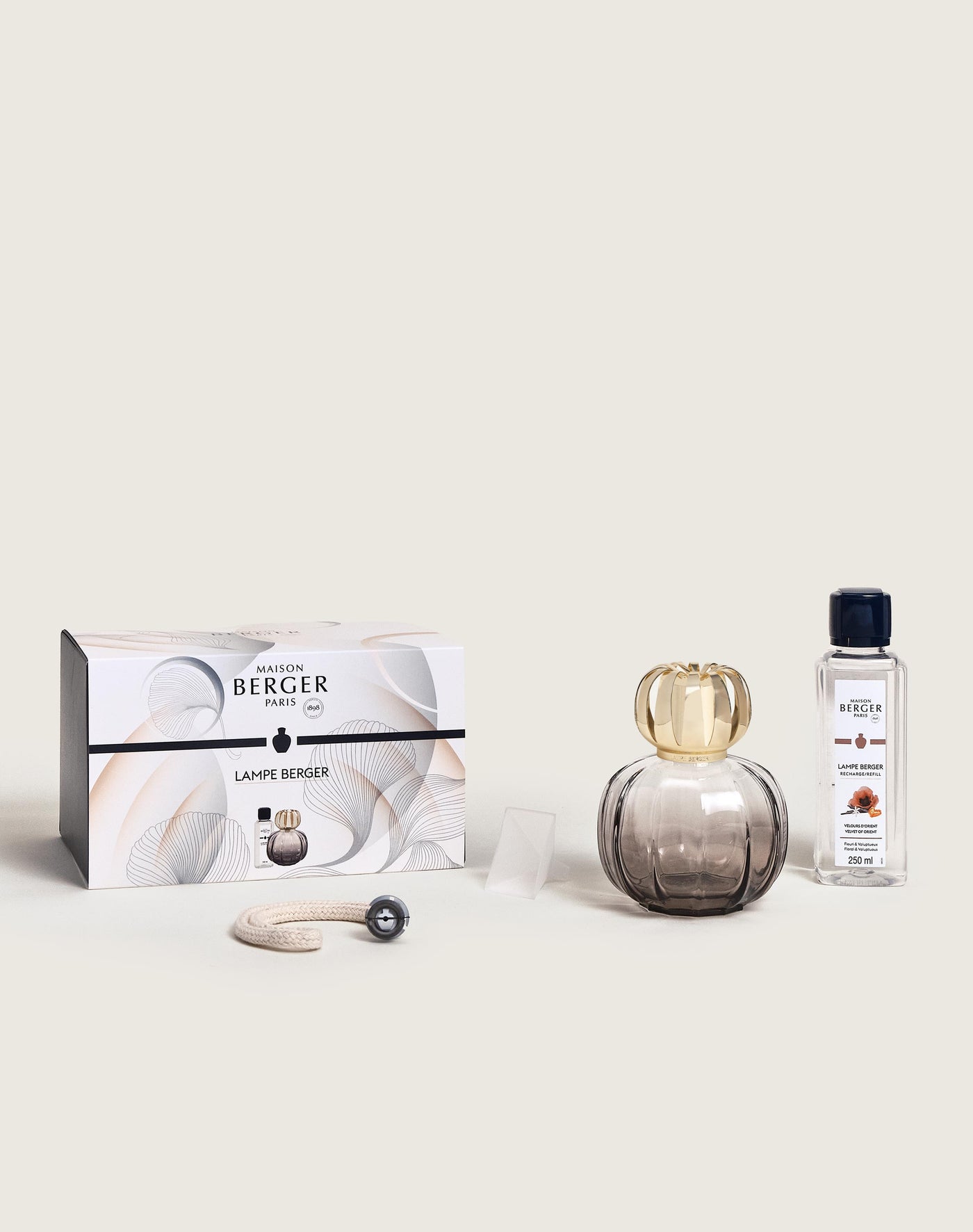 Lampe Berger Gifset CORALI GRISE