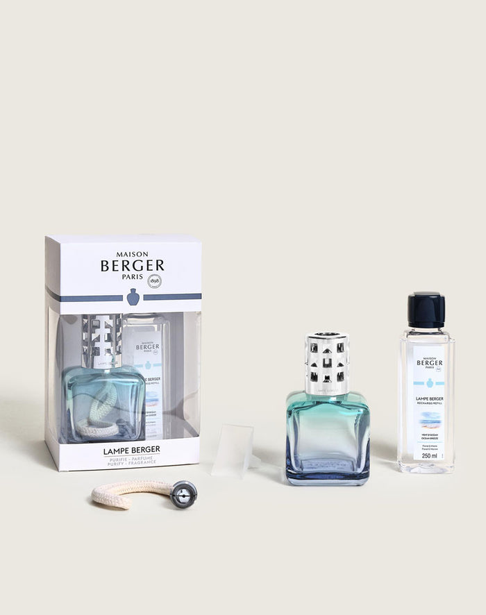 Lampe Berger Giftset Glaçon Turquoise/Bleue
