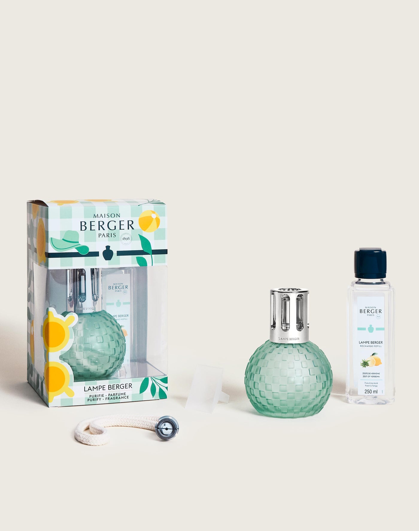 Lampe Berger Giftset Disco Estivale Zeste de Verveine