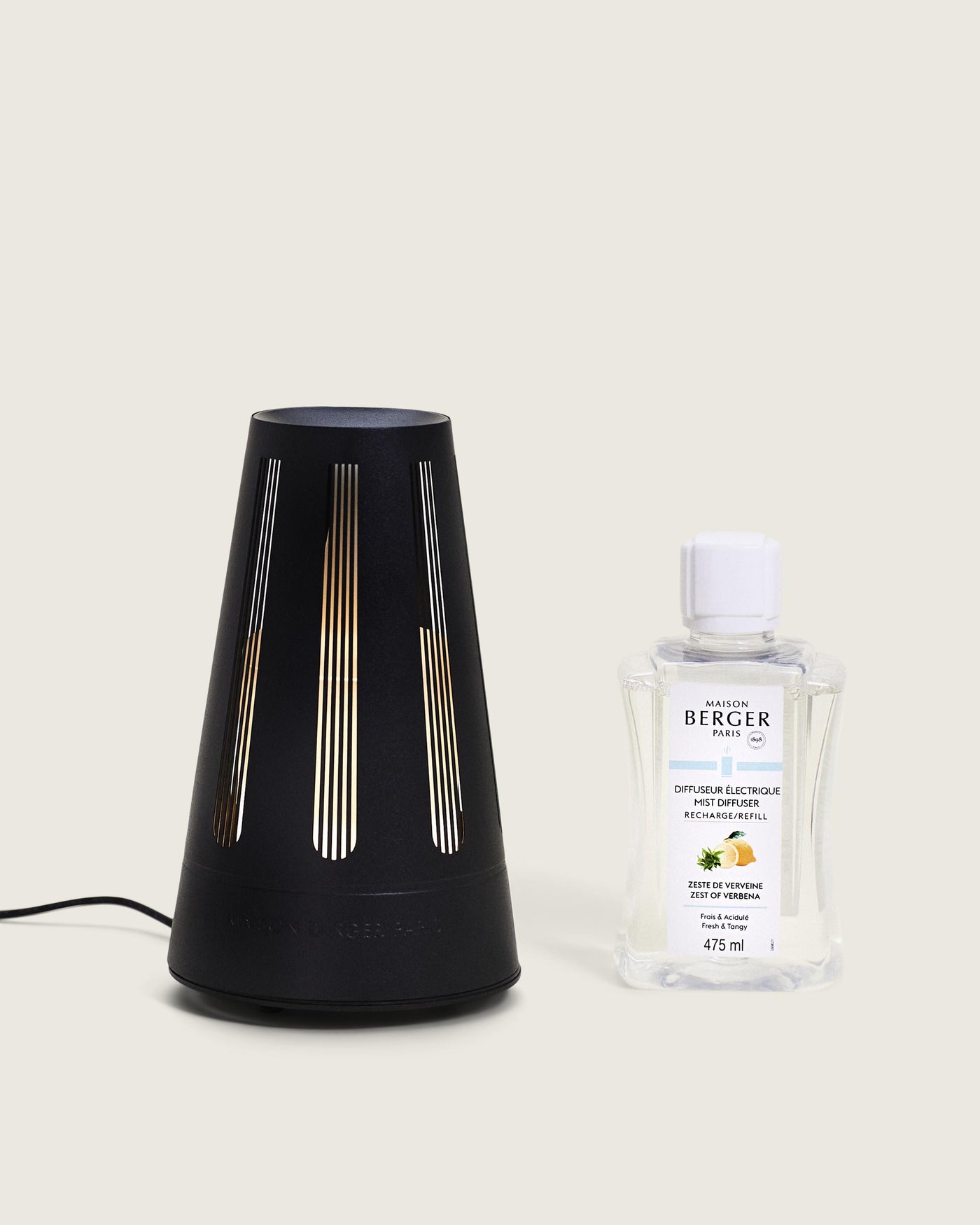 Mist diffuser Amphora Noir Satiné