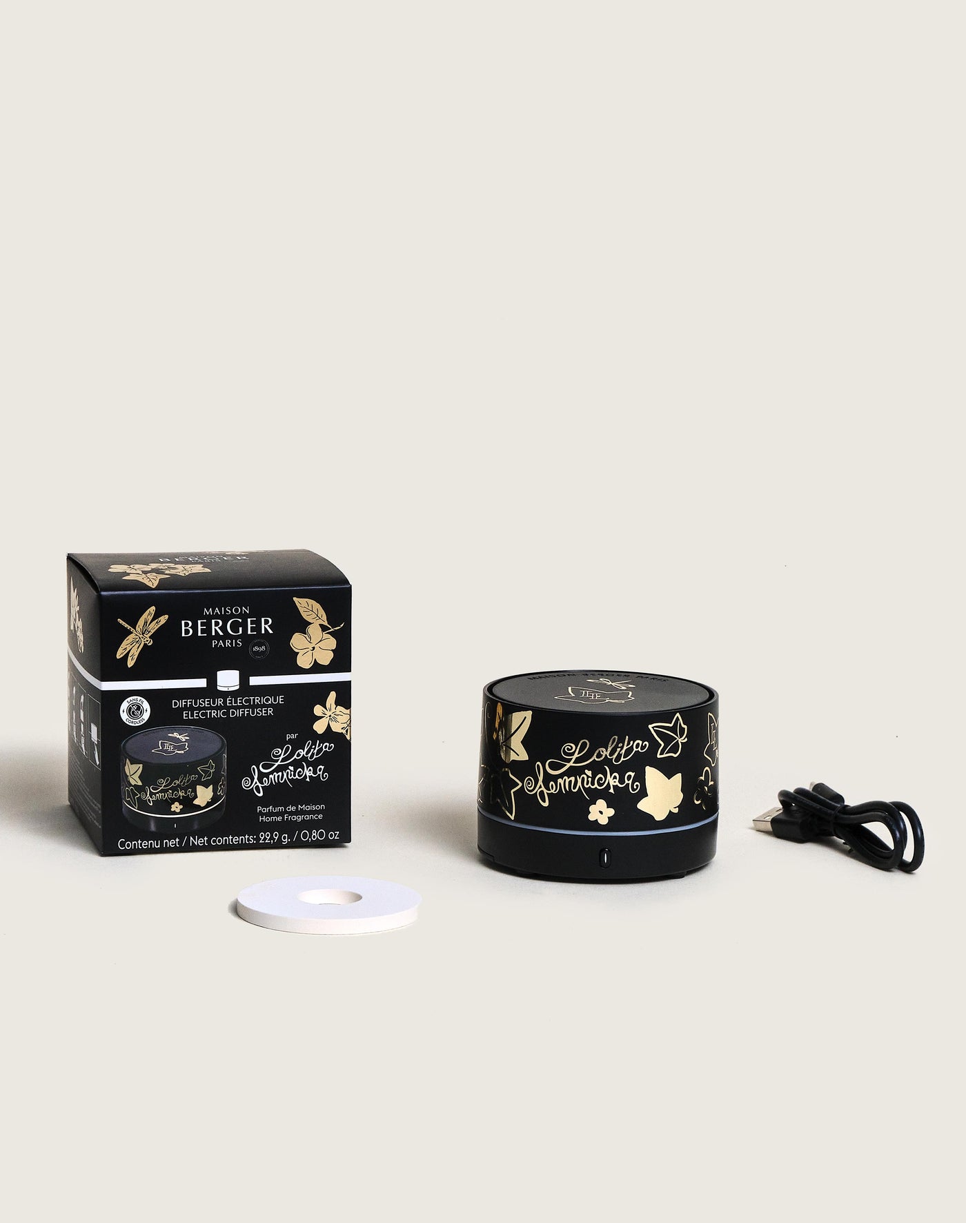 Nomad elektrische parfumdiffuser Lolita Lempicka Black Edition