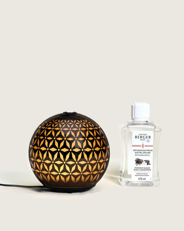 Lampe Berger Pomelis Nude + Flacon 250 Ml Splendeur Vanillée - Décoration, Parfum Et Purification D'air