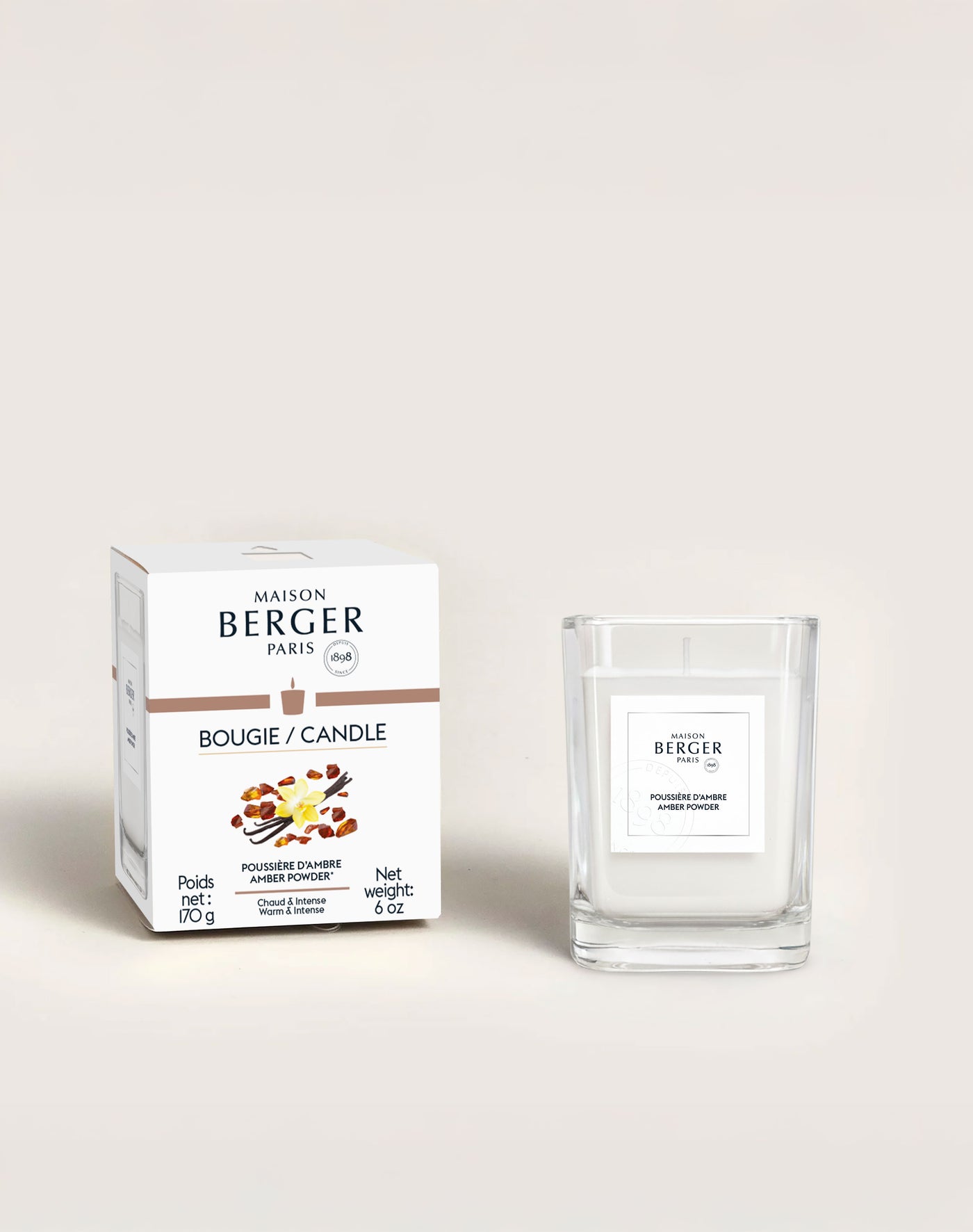 Geurkaars Poussière d'Ambre 170g