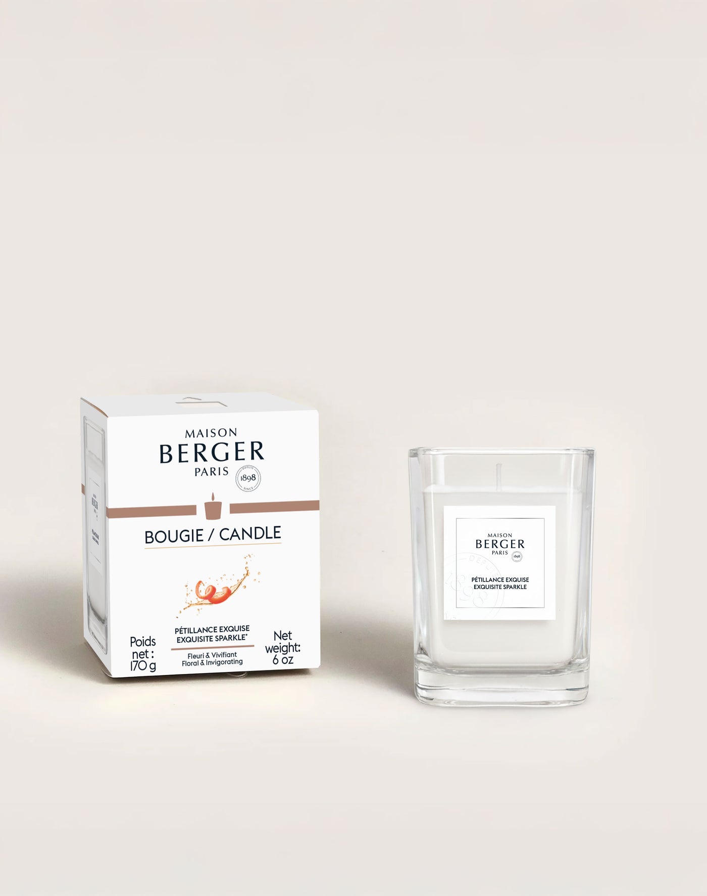 Geurkaars Pétillance Exquise 170g