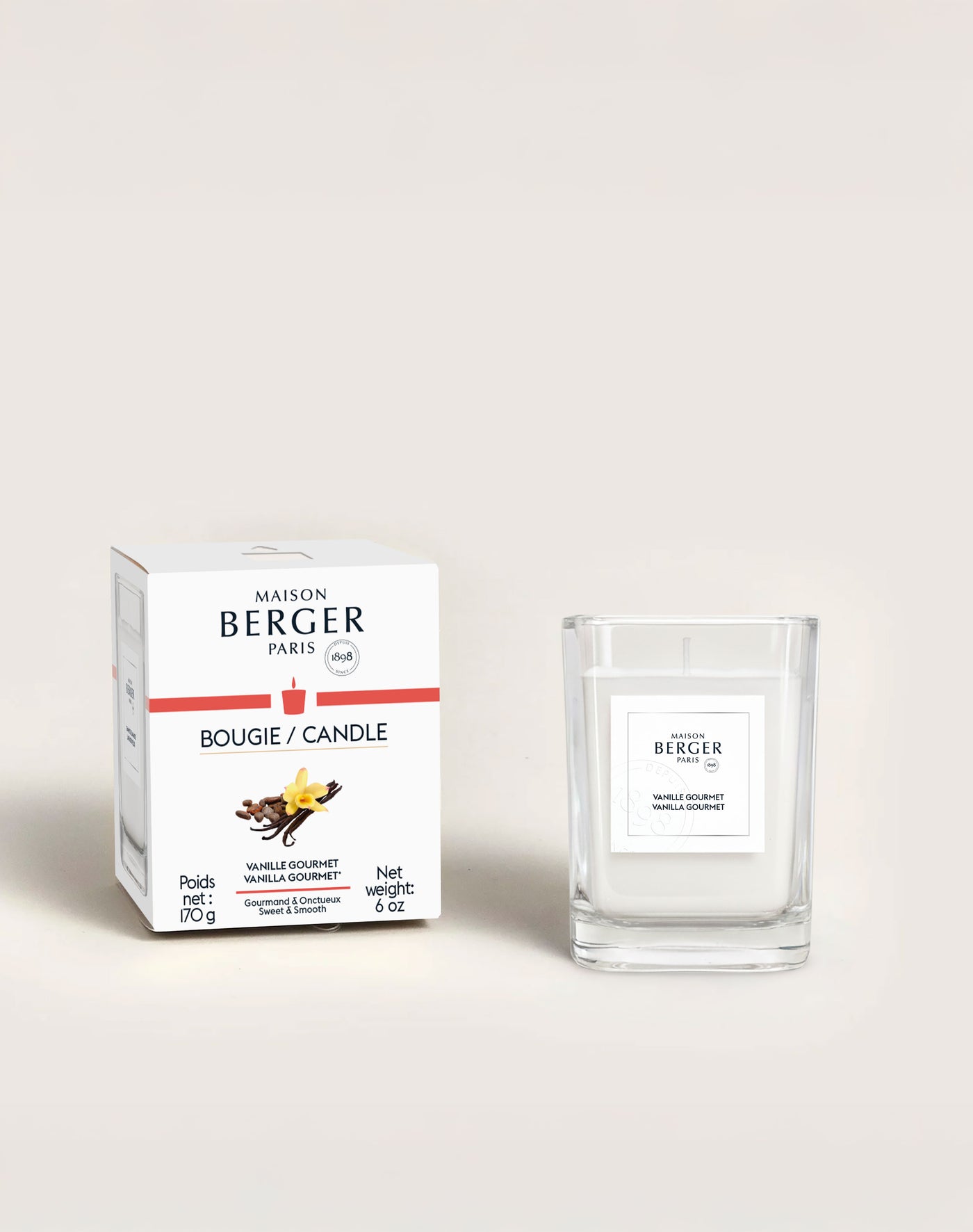 Geurkaars Vanille Gourmet 170g