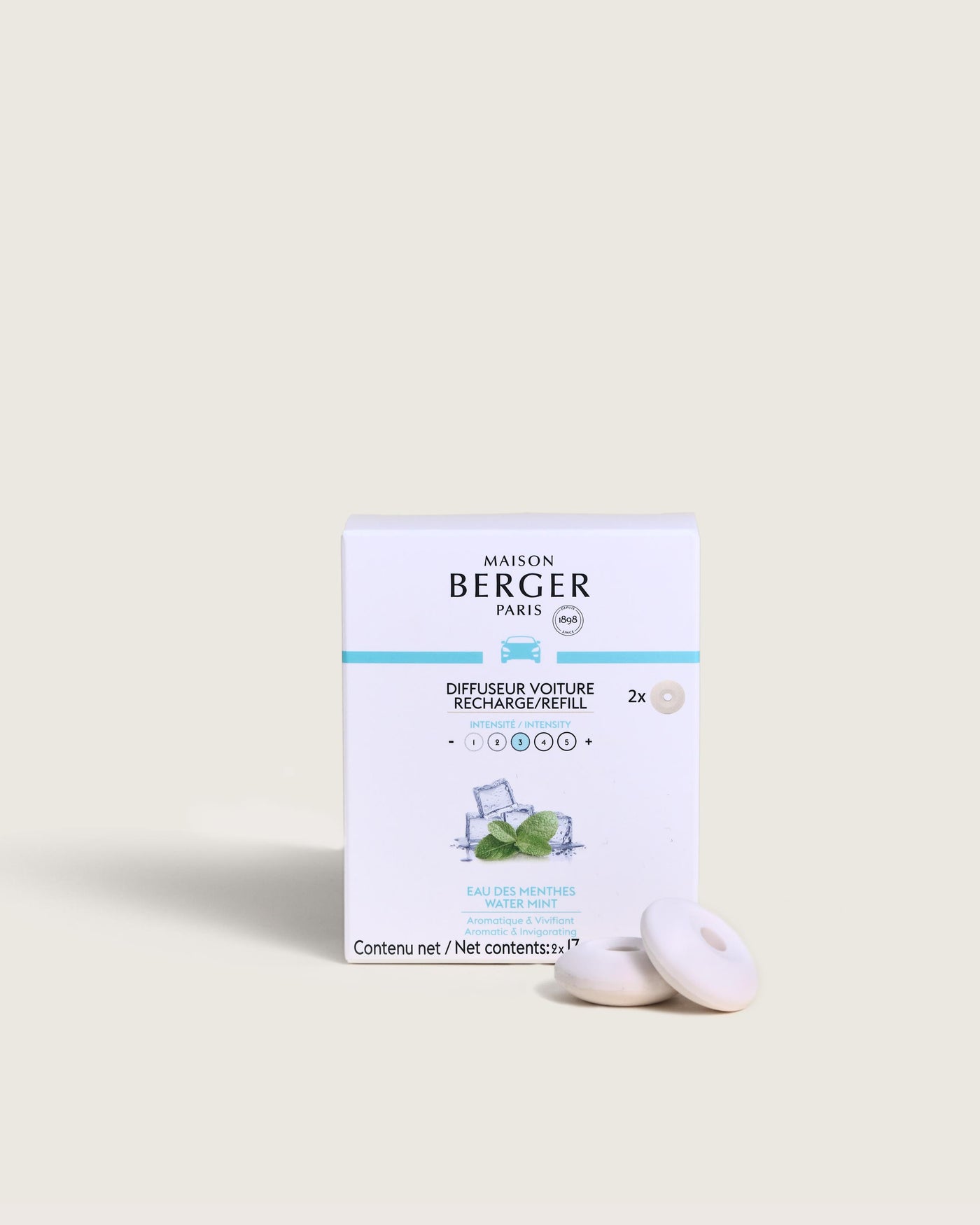 Navullingen auto diffuser Eau des Menthes