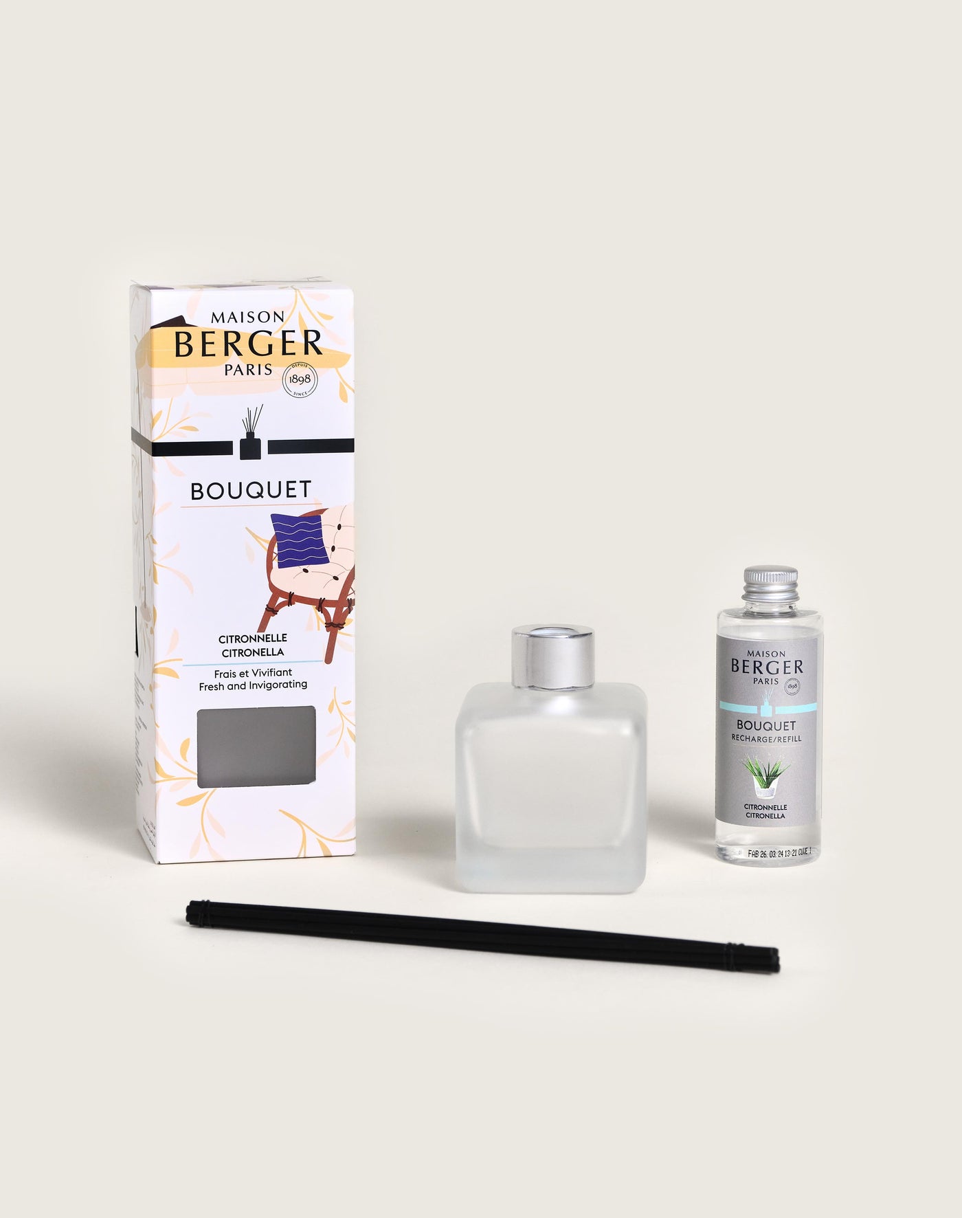 Parfumsticks Citronnelle Berijpt