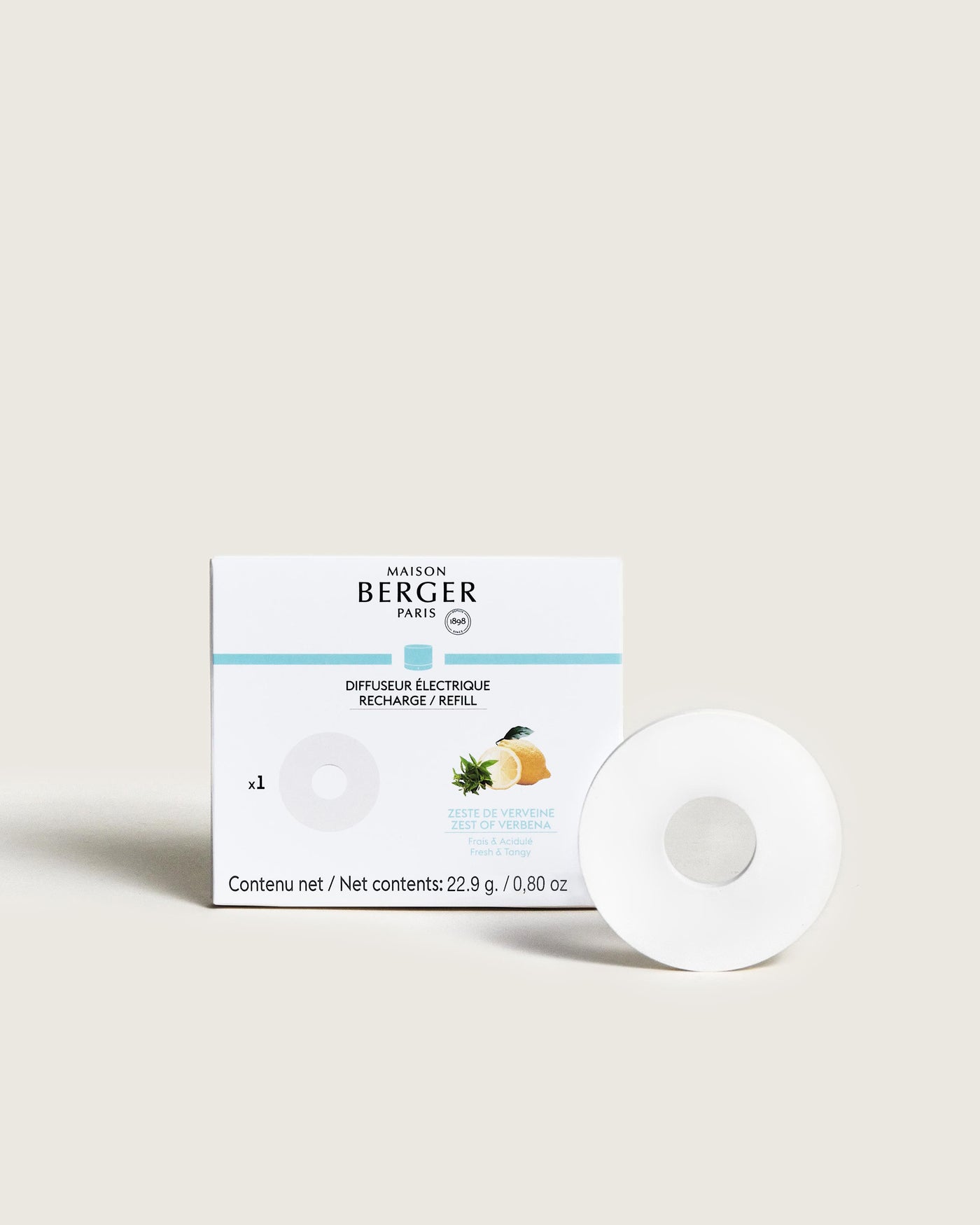 Navulling Nomad elektrische parfumdiffuser Zeste de Verveine