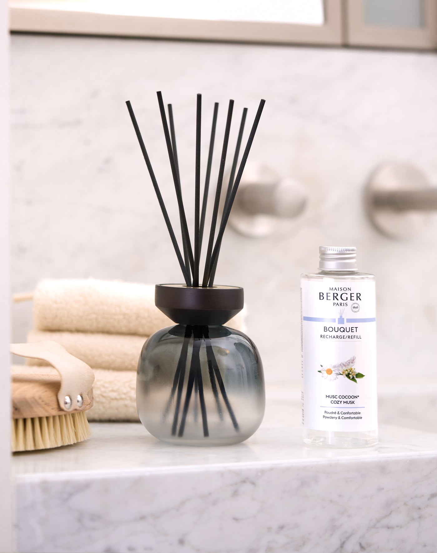 Parfumsticks Wood 180ml Noir givré / Noir - Musc Cocoon