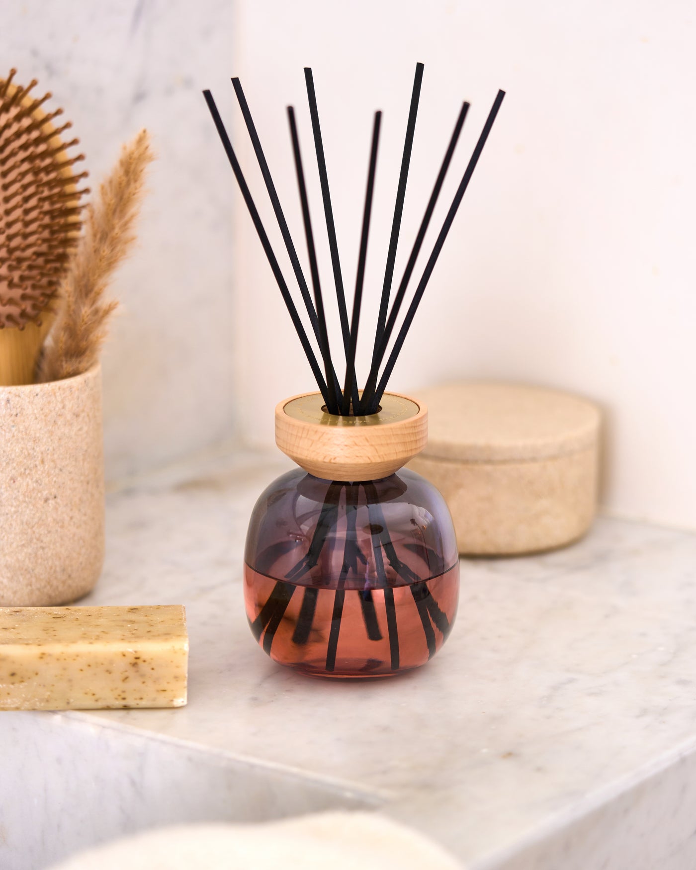 Parfumsticks Wood 180ml Gris - rouge / Bois clair - Pétillance Exquise