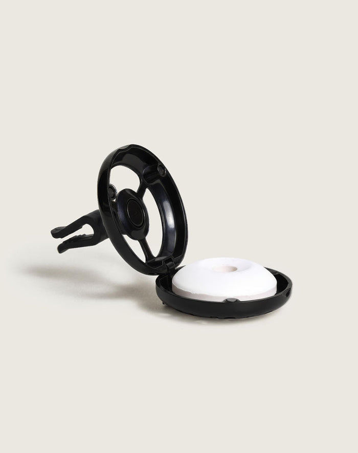 Duo mini autodiffuser & sleutelhanger Ophélia Zilver/Gun Metal