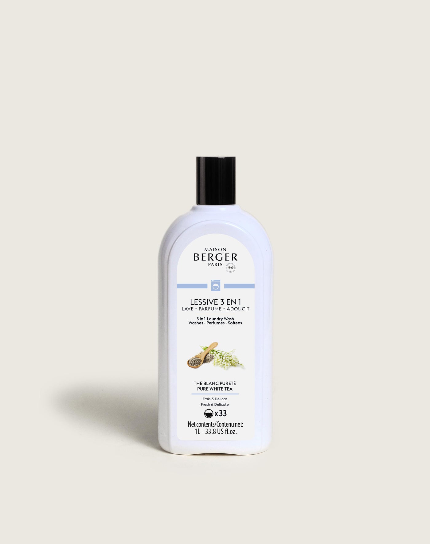 3-in-1 Wasmiddel Thé Blanc Pureté 1 liter